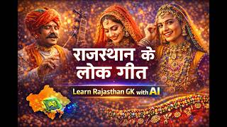 1.9 राजस्थान के लोक गीत | कला एवं संस्कृति | Rajasthan GK with AI | Art and Culture