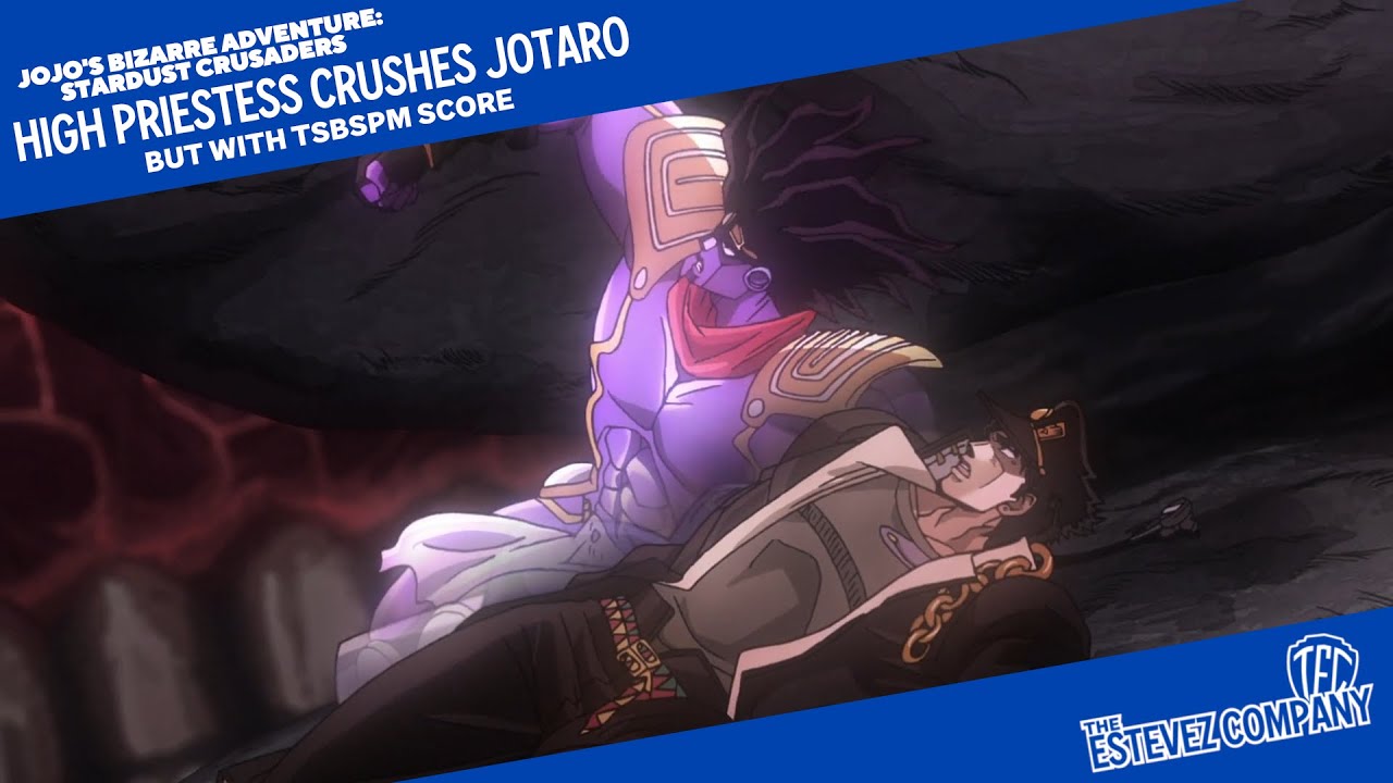 JJBASC High Priestess crushes Jotaro but with The SpongeBob