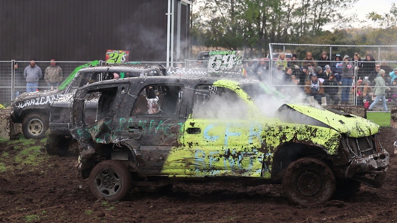 Alvinston Demolition Derby 2021 SS Trucks YouTube