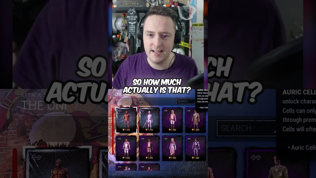 AOT Skins Are BACK in DBD… But They Cost $99?! 😭💸