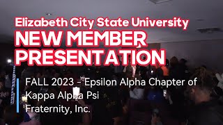 Kappa Alpha Psi Fraternity, Inc., Epsilon Alpha, Fall 2023