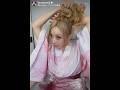 5分で自分でできる浴衣に合う、ボブ→お団子ヘアーの作り方🤍 #浴衣 #浴衣ヘア #ヘアアレンジ