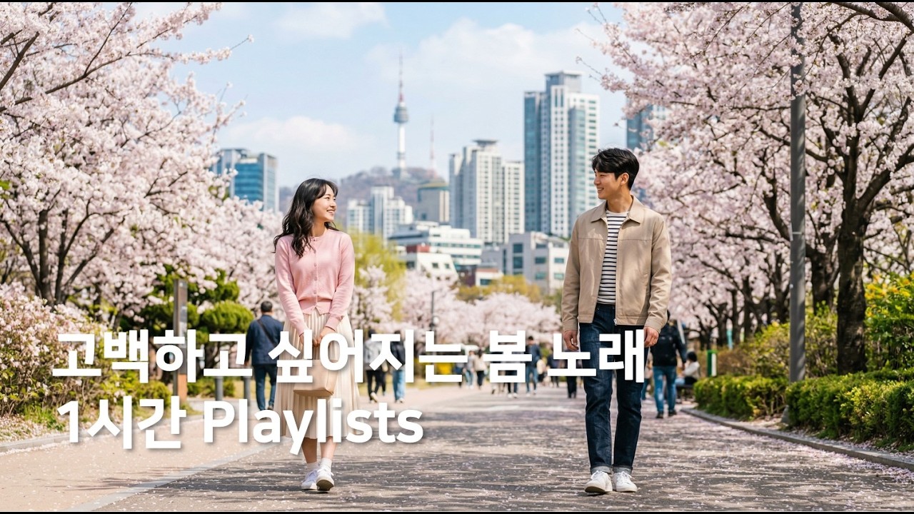 🌸🎧 두근두근 봄 감성 노래 | 설렘 가득 플리 1시간