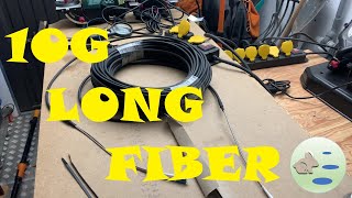 Deploy 10G long distance fiber and connect workstation