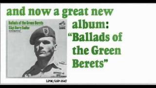 SSgt Barry Sadler: The Soldier Has Come Home (1966) - Vintage Images chords