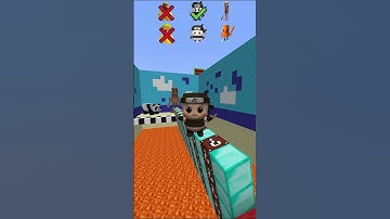 Italian Brainrot vs Squid Game Lava Challenge Part 11 #minecraft #shorts #brainrot
