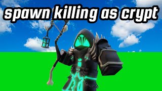 spawn killing as crypt kit |roblox bedwars