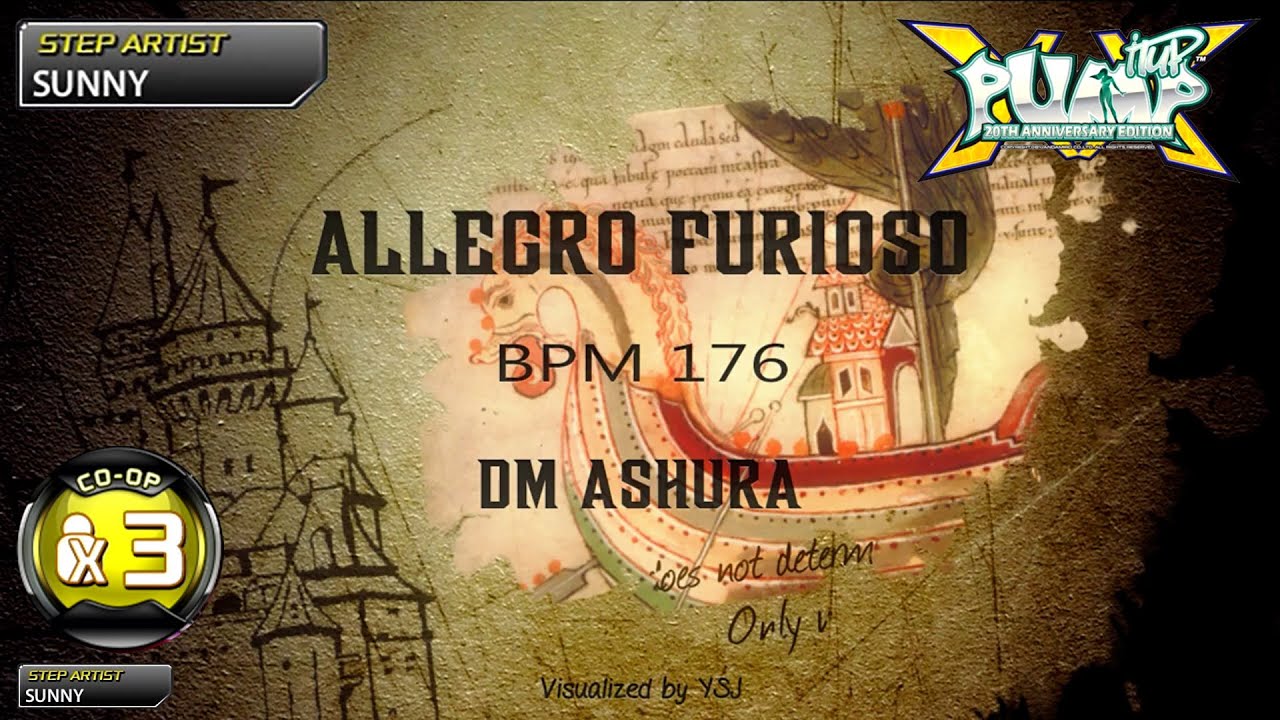 [PUMP IT UP XX] Allegro Furioso CO-OP X3(Update for 2.07) | PIU XX 2.07 Update