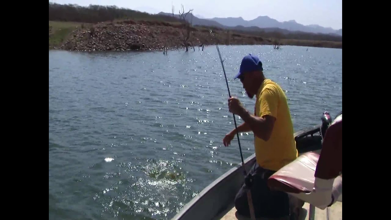 Mazatlan Mexico Lake El Salto Bass fishing 2009 - YouTube