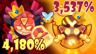 Monk LvL15 Critical 3537% VS Inquisitor Knight of Darkness Crit..4180% PvP - Rush Royale Full Video