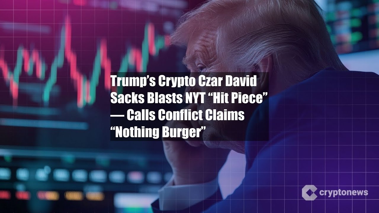 Trump’s Crypto Czar David Sacks Blasts NYT “Hit Piece” — Calls - YouTube