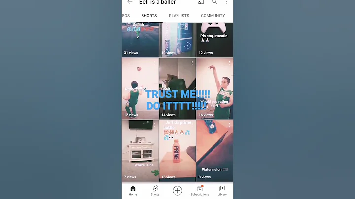 I'll choke you if you don't subscribe to him 😜 #bell is a baller