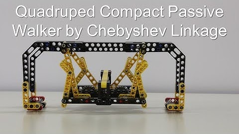 Quadruped Compact Passive Walker by Chebyshev Linkage