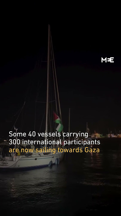 Global Sumud Flotilla sets out on last leg of journey to Gaza