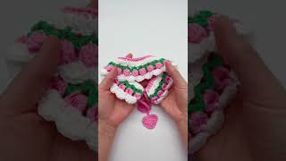 🐶🐶🐶How to Crochet Pet Collar | Dog Cat Collar Crochet | DIY | Shorts