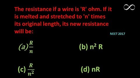 The resistance if a wire is 