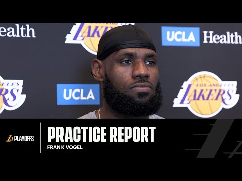 LeBron James speaks on being named All-NBA 1st Team in year 17 | Lakers Practice