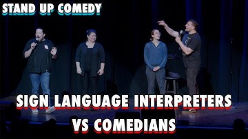 Sign Language Interpreters vs Comedians | Chris Distefano | Stand Up Comedy