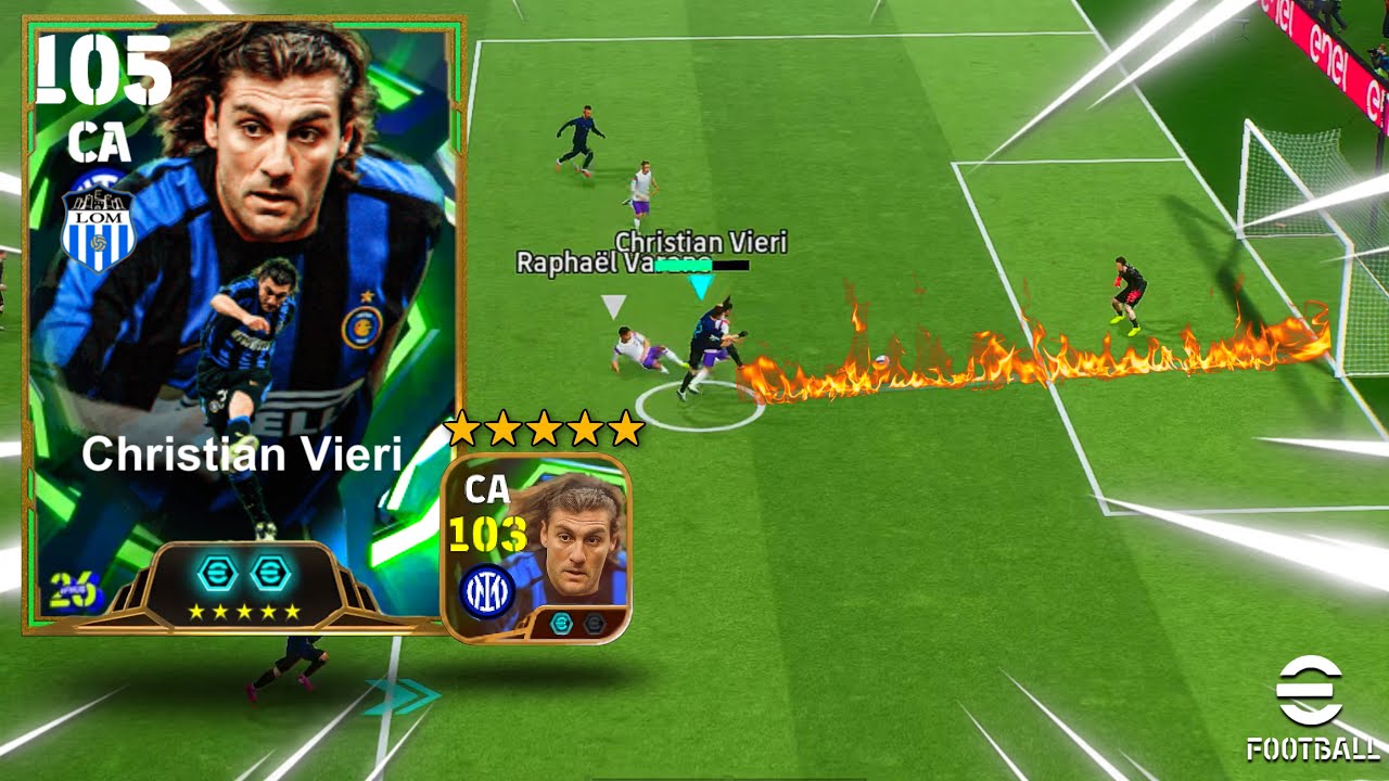 A Incrível Gameplay do NOVO VIERI DE 500 MOEDAS No Efootball Mobile 