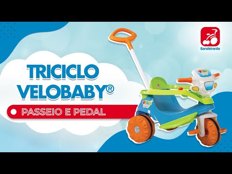 Triciclo Zootico Passeio E Pedal Verde Bandeirante Motoca
