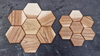 How To Make Hexagonal Wooden Coaster