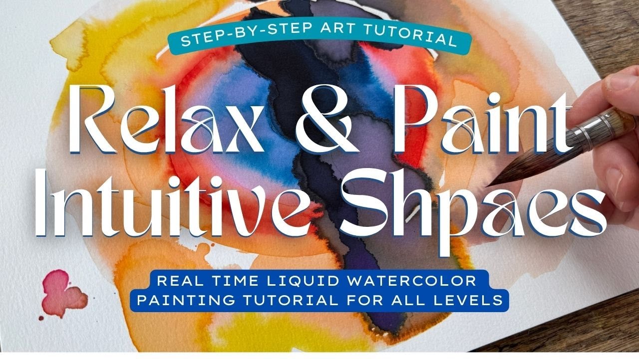 Liquid watercolors how to paint abstract watercolor intuitive painting ...