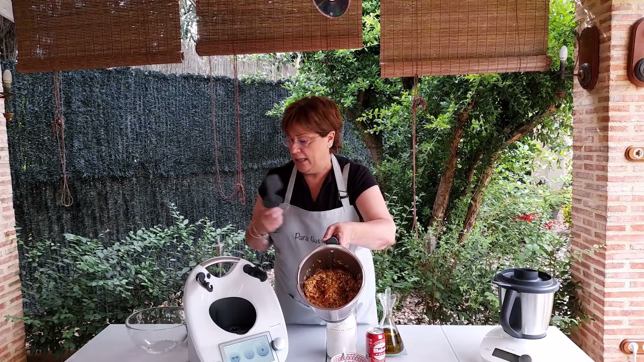 Coca de Verduras. Vicky y su Thermomix