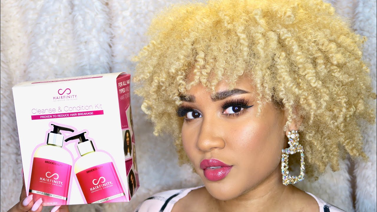 Does Hairfinity Work on Type 4 Natural Hair??? Cleanse & Condition Kit