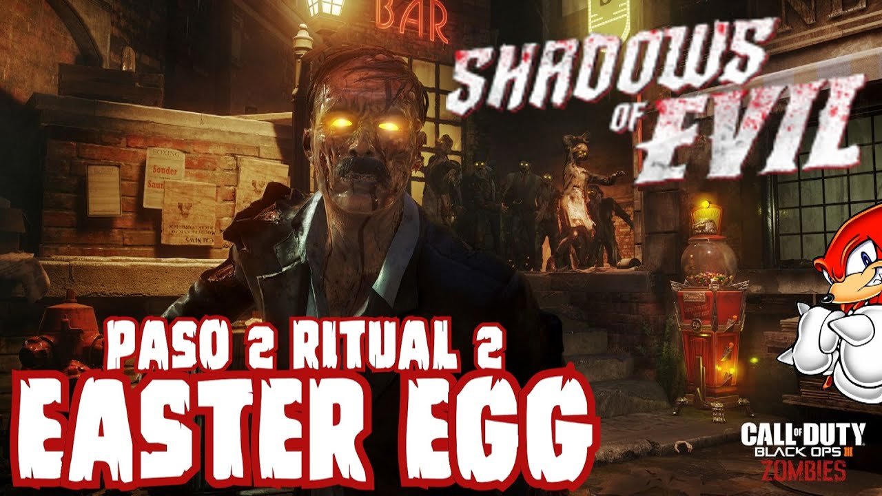 Black Ops 3 EASTER EGG Zombies Shadows of Evil | Ritual 2 "Placa