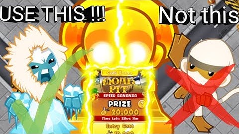 best strategy* win every time !!! SPEED BANANZA *MOAB pit (bloons btd battles) easy Medallions/keys