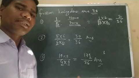 Class - 4 , Maths , Chapter - 6 _ Fraction , Change Denominator