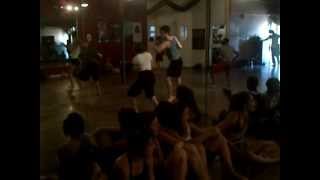 Klara Lainscek at Nathan Trasoras contemporary class @Millenium