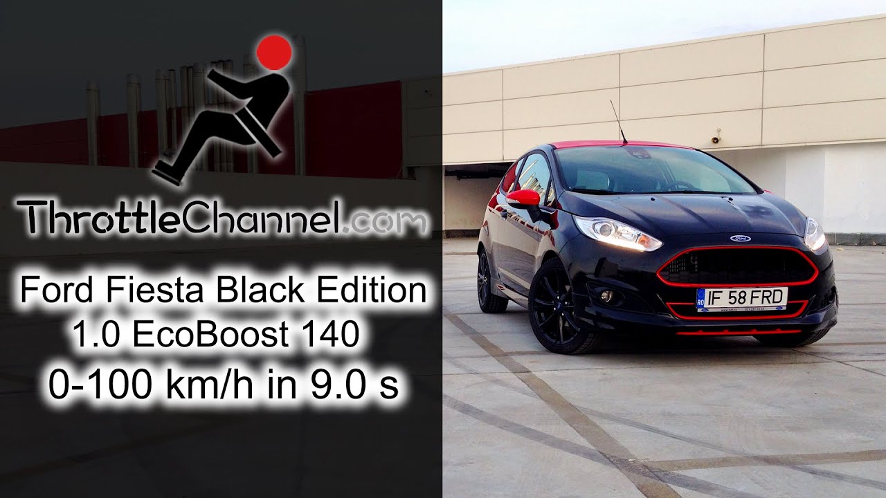 Ford Fiesta Black Edition acceleration - ThrottleChannel.com