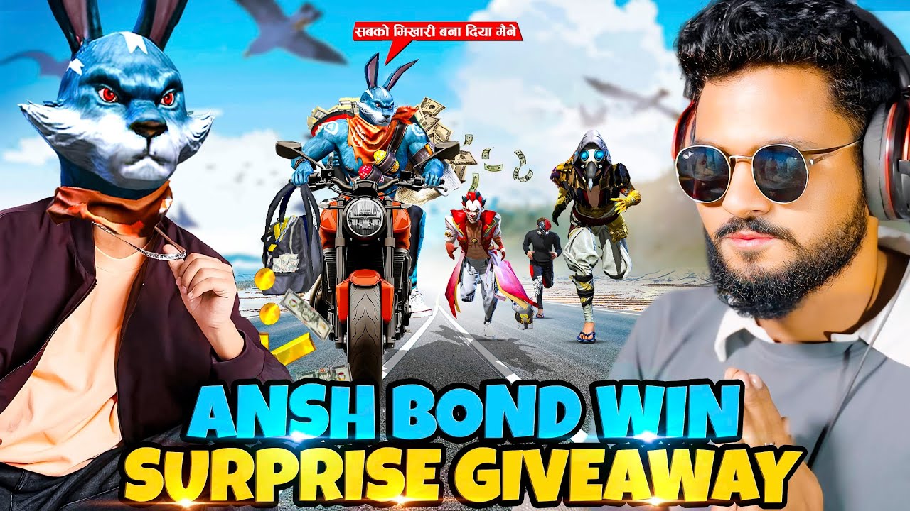 ANSH BOND VS RICHEST HABIBI 😱 V Badge Streamer Show Me Emote in BR Rank आजा White 1 vs 50 में !! 😤