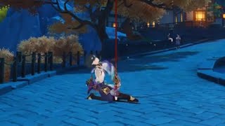 Xiao but he's pole dancing