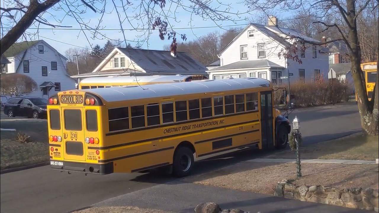 Buses at Sloatsburg Elementary School 12/21/2022 YouTube