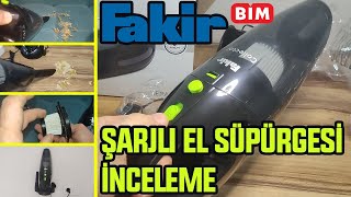 Bi̇m Fakir Şarjlı El Süpürgesi İnceleme Test Duvar Montajı Çekim Gücü Yeterli Mi?
