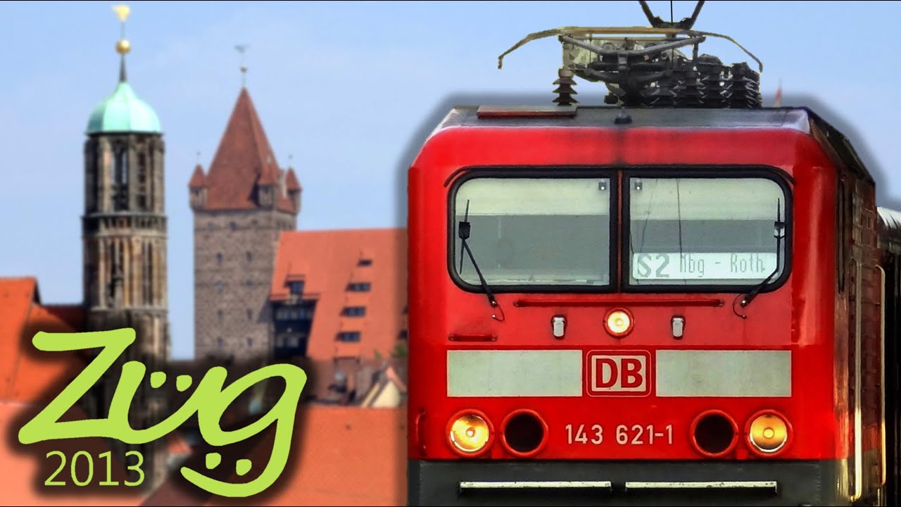 eisenbahn puro malte Zug2013: S2 Nürnberg-Altdorf (2015) mit BR143, x-Wagen / S-Bahn Nürnberg