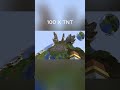 NEW 100X TNT in 1 TNT Minecraft TNT Explosion #shorts #minecraft #tnt