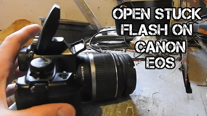 How To Open Stuck Flash On Canon EOS DSLR