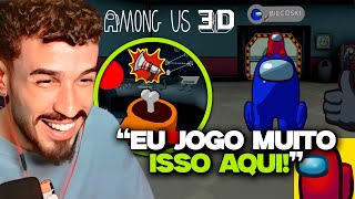 DANDO AULA NO NOVO AMONG US 3D COM A RAPAZIADA! | STAG JOGA