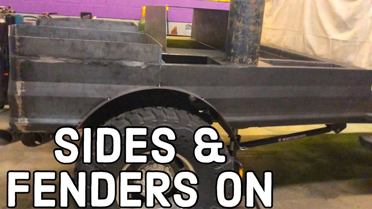 WELDING BED BUILD PART 3 SIDES & FENDERS YouTube
