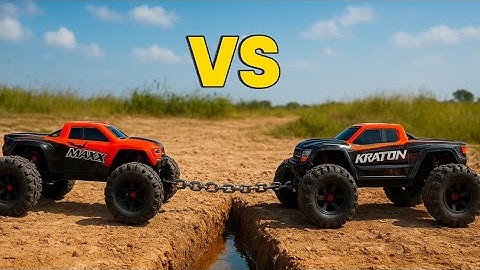 Traxxas X Maxx vs Arrma Kraton 8s | Deep Mud 4x4 Challenge | RC Car Battle
