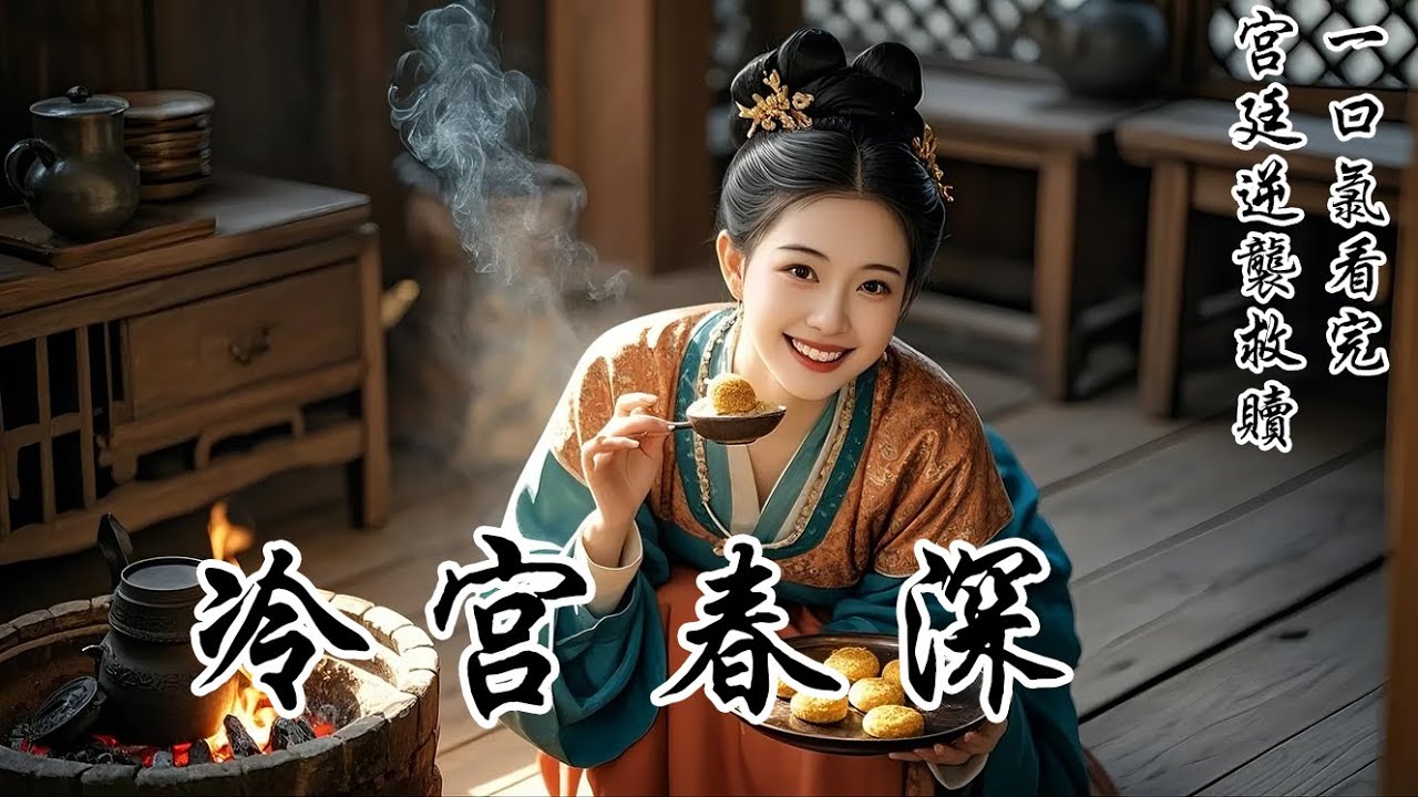 【冷宮春深】五年前我娘把我賣了，從此我便留在了御膳房，終日與柴灰為伴。在這深宮，美貌是通行證，⽽我只有一把面、一瓢水。直到那⽇，我被指派去給那個無人問津的⼩瘋子送飯