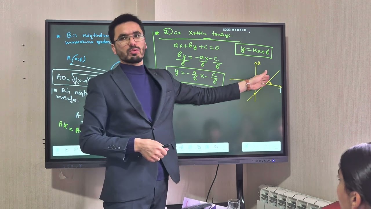 9 cu sinif Koordinatlar metodu mövzu izahı 2