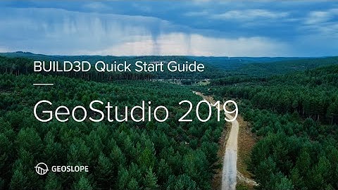 GeoStudio 3D: Quick Start Video