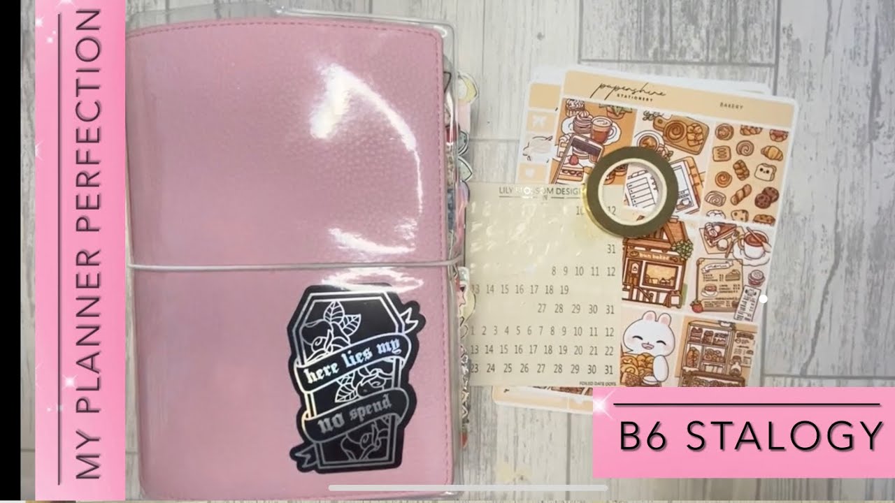 B6 Stalogy Plan With Me | My Planner Perfection - YouTube