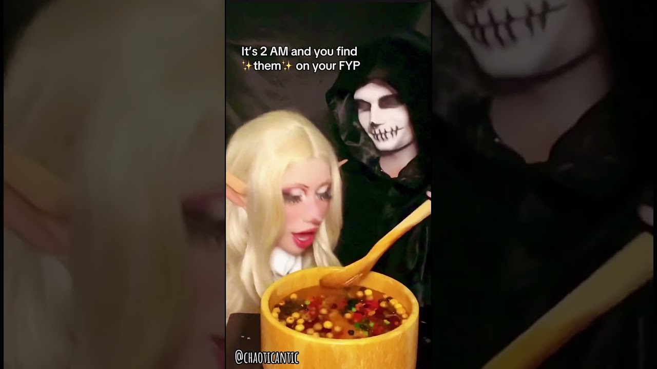 SkullChefASMR ❤️ #cosplay #makeup #skullchef #asmr #elf #magic #fairy