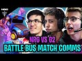 NRG and G2 Pros Use Battle Bus In Actual Rocket League Match (Comms) | Squishy, Garrett, JSTN, Sizz