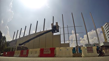 Temporary Noise Barrier Installation video